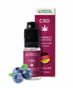 Blueberry Kush CBD E-Liquid Breathe Organics