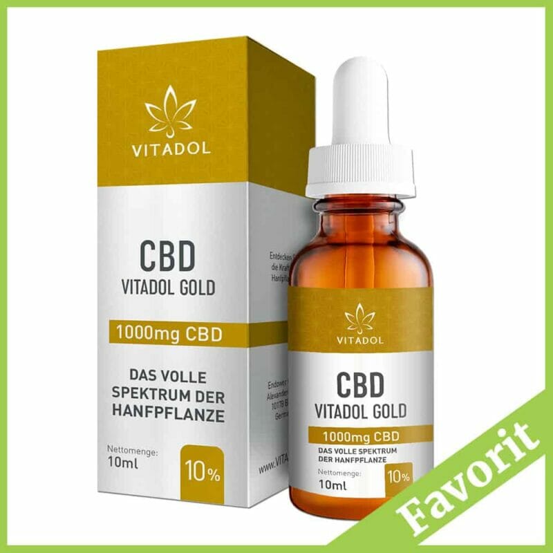 Vitadol Gold CBD Öl Vollspektrum Extrakt